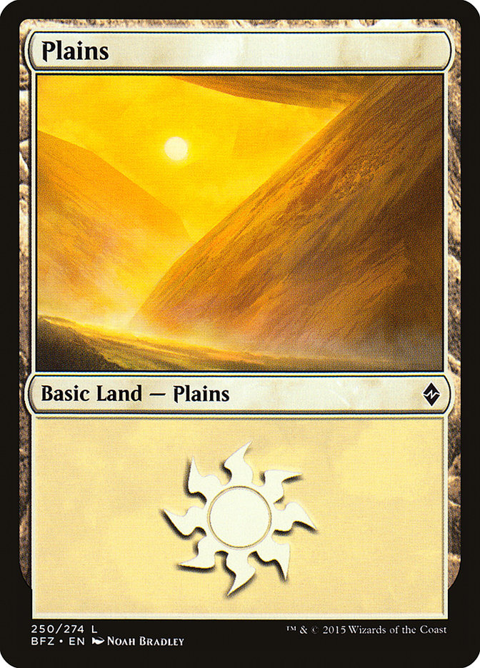 Plains (250a) [Battle for Zendikar] | Nerdhalla Games