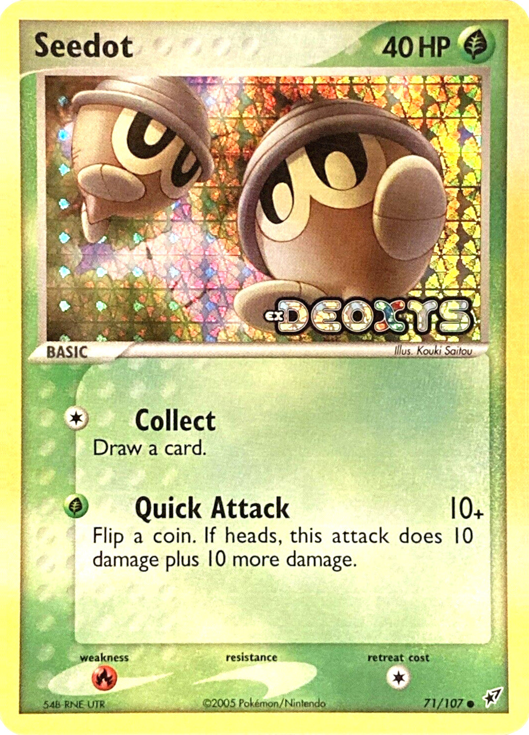 Seedot (71/107) (Stamped) [EX: Deoxys] | Nerdhalla Games