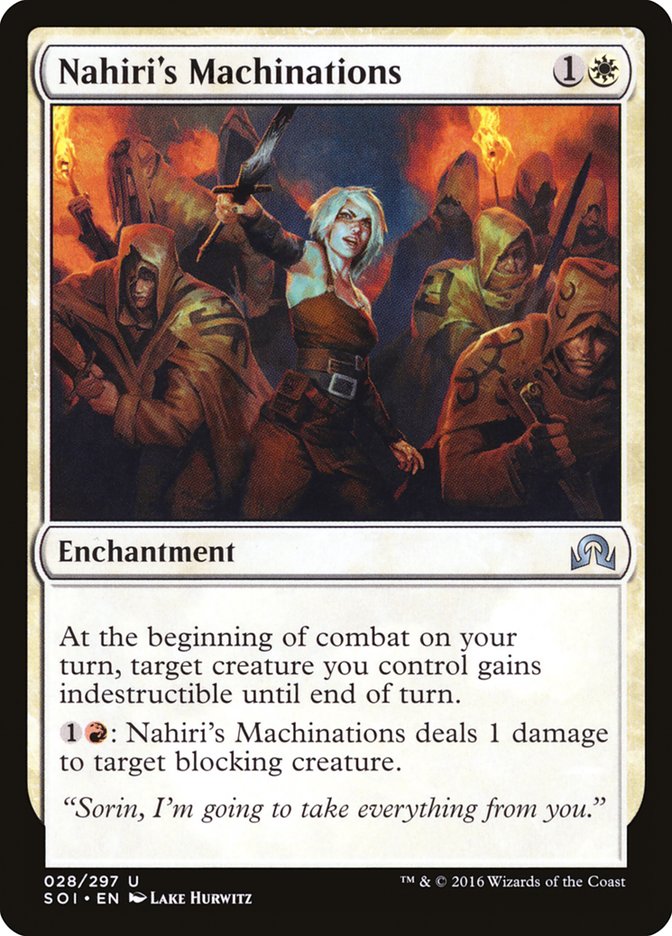 Nahiri's Machinations [Shadows over Innistrad] | Nerdhalla Games