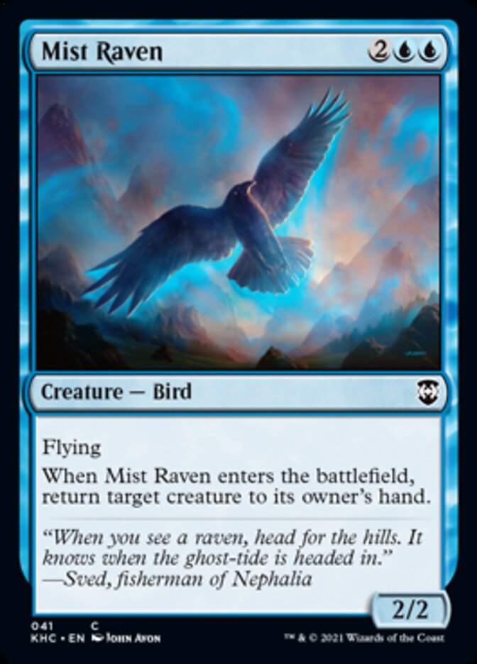 Mist Raven [Kaldheim Commander] | Nerdhalla Games