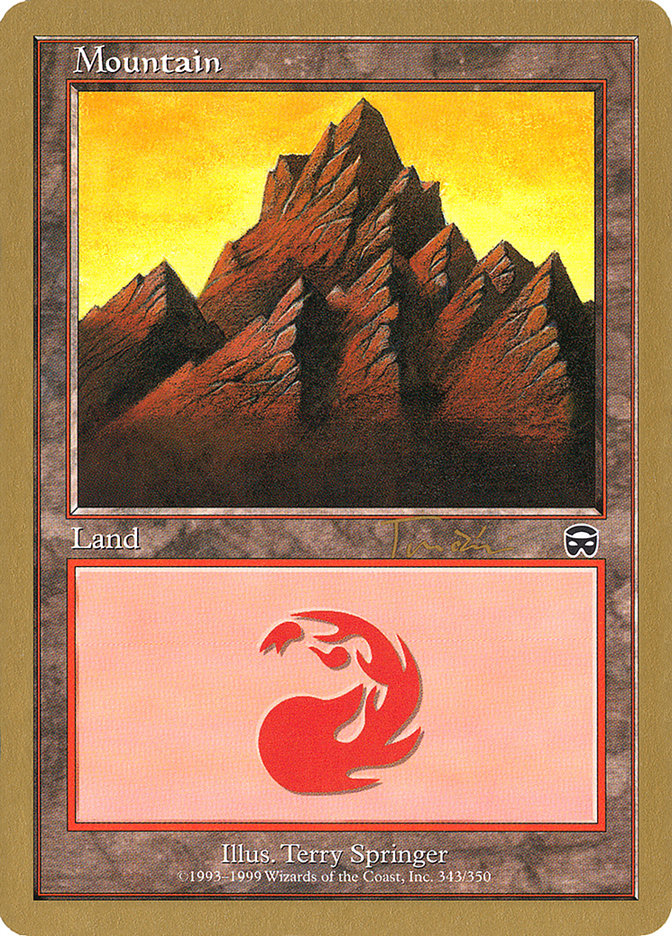 Mountain (jt343) (Jan Tomcani) (MMQ) [World Championship Decks 2001] | Nerdhalla Games