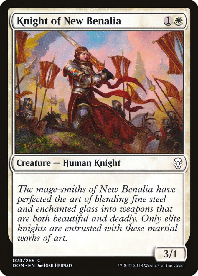 Knight of New Benalia [Dominaria] | Nerdhalla Games