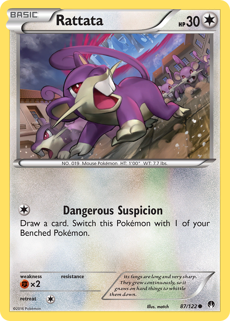 Rattata (87/122) [XY: BREAKpoint] | Nerdhalla Games