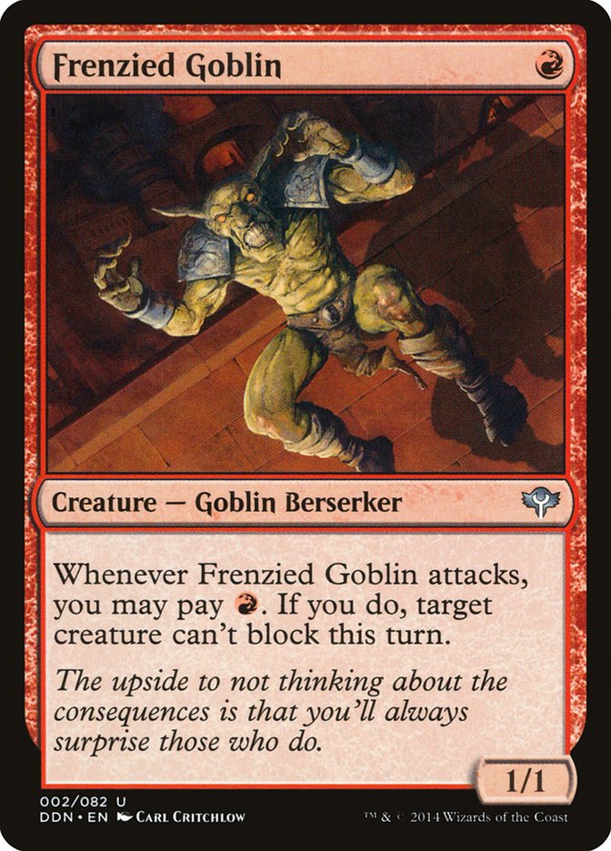 Frenzied Goblin [Duel Decks: Speed vs. Cunning] | Nerdhalla Games