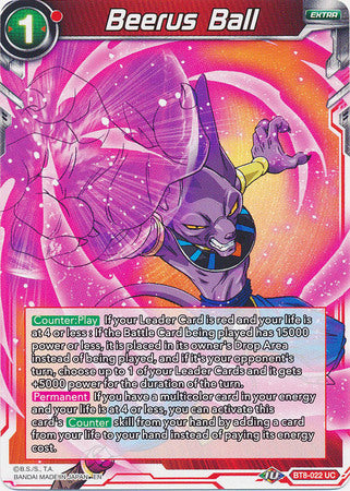 Beerus Ball [BT8-022] | Nerdhalla Games