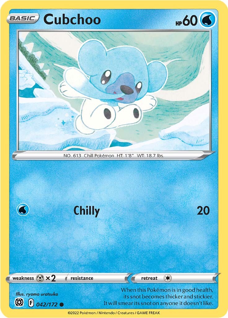 Cubchoo (042/172) [Sword & Shield: Brilliant Stars] | Nerdhalla Games