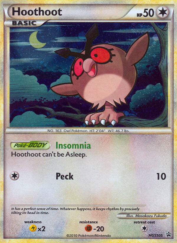 Hoothoot (HGSS05) [HeartGold & SoulSilver: Black Star Promos] | Nerdhalla Games