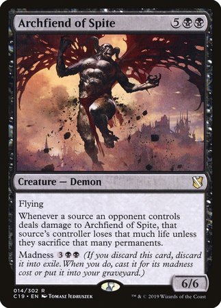 Archfiend of Spite [Commander 2019] | Nerdhalla Games