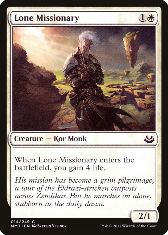 Lone Missionary [Modern Masters 2017] | Nerdhalla Games