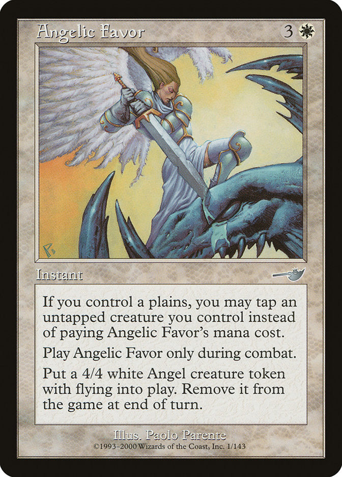 Angelic Favor [Nemesis] | Nerdhalla Games