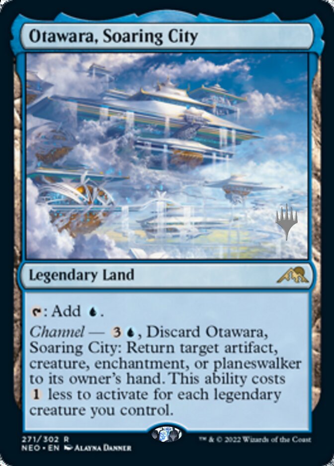 Otawara, Soaring City (Promo Pack) [Kamigawa: Neon Dynasty Promos] | Nerdhalla Games