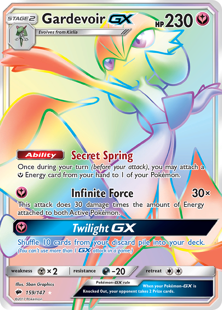 Gardevoir GX (159/147) [Sun & Moon: Burning Shadows] | Nerdhalla Games