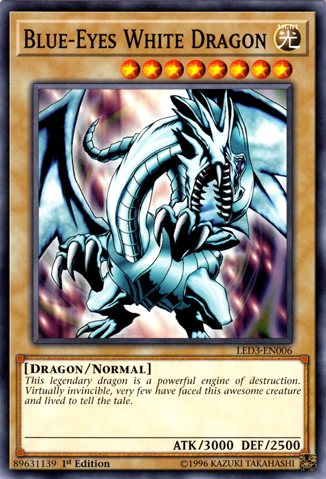 Blue-Eyes White Dragon [LED3-EN006] Common | Nerdhalla Games