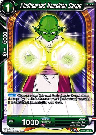 Kindhearted Namekian Dende [BT4-055] | Nerdhalla Games