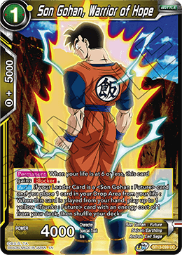 Son Gohan, Warrior of Hope (Uncommon) [BT13-099] | Nerdhalla Games