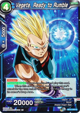 Vegeta, Ready to Rumble [BT11-053] | Nerdhalla Games