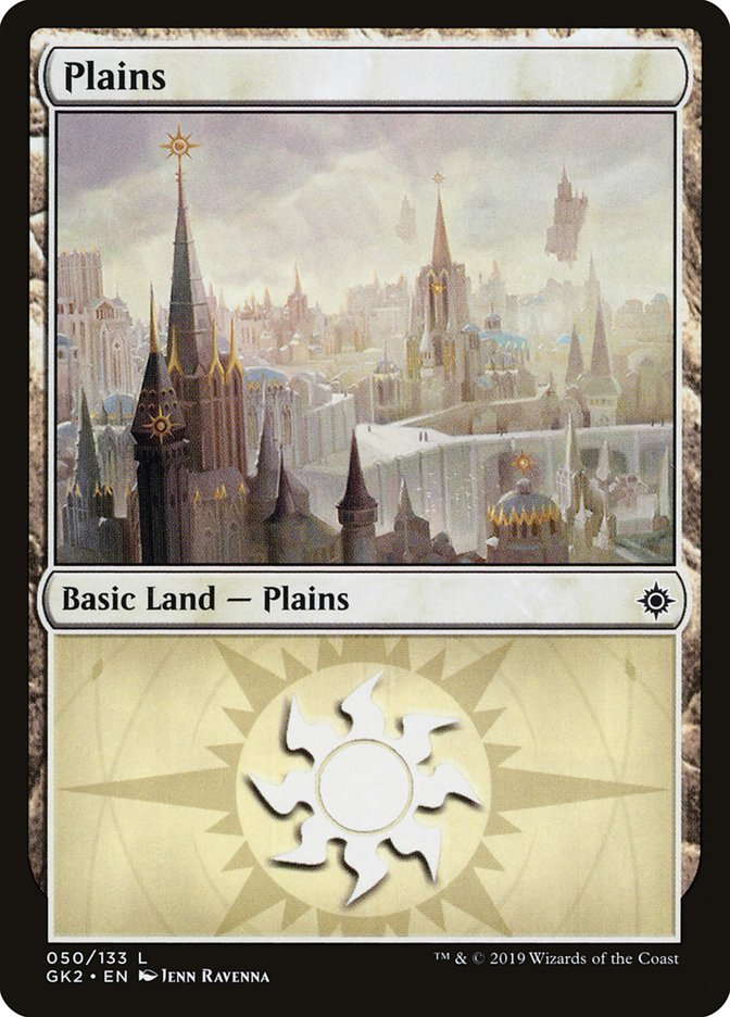 Plains (50) [Ravnica Allegiance Guild Kit] | Nerdhalla Games