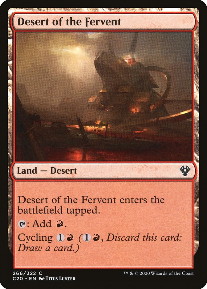 Desert of the Fervent [Commander 2020] | Nerdhalla Games