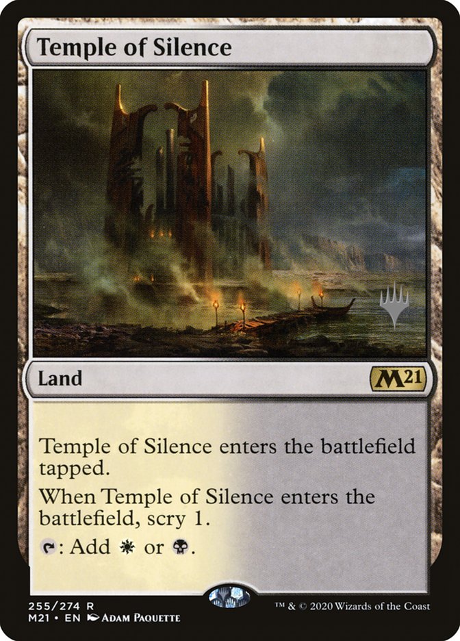 Temple of Silence (Promo Pack) [Core Set 2021 Promos] | Nerdhalla Games