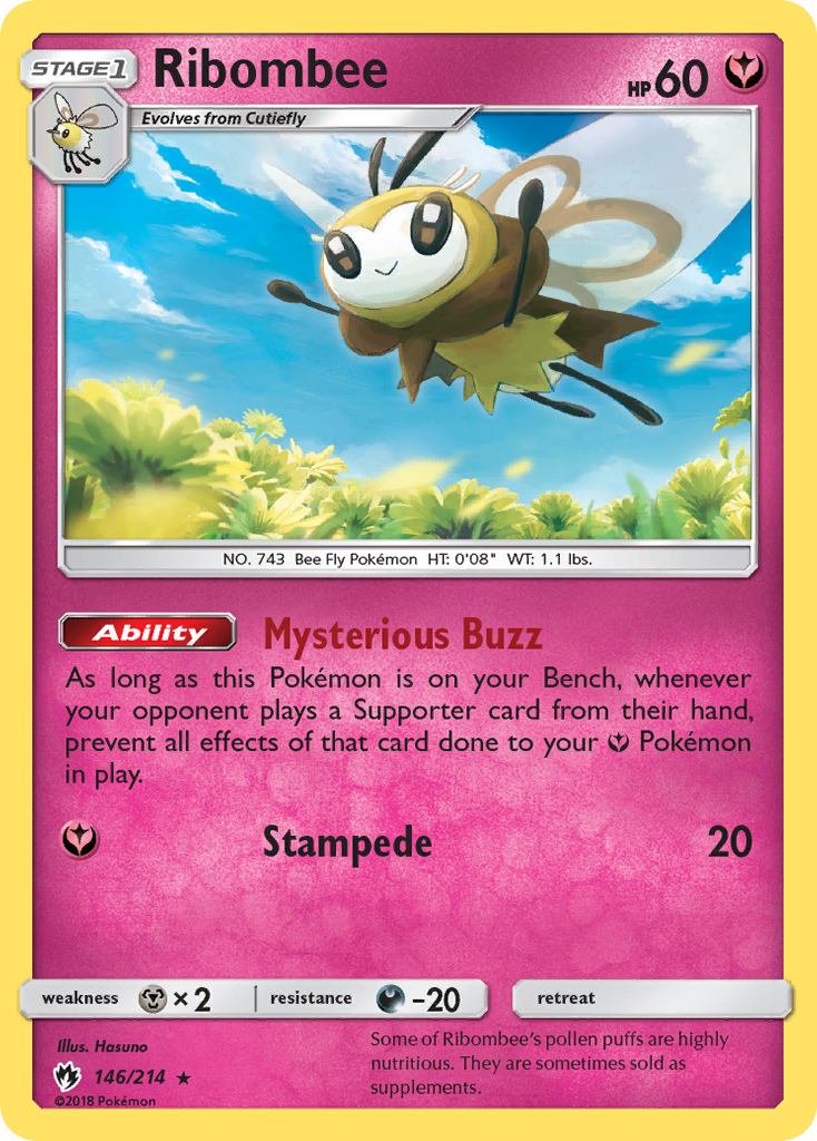 Ribombee (146/214) [Sun & Moon: Lost Thunder] | Nerdhalla Games