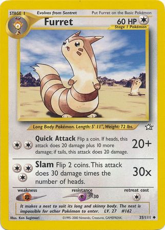 Furret (35/111) [Neo Genesis Unlimited] | Nerdhalla Games