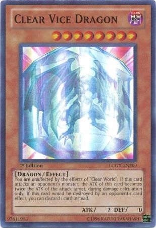 Clear Vice Dragon [LCGX-EN209] Super Rare | Nerdhalla Games