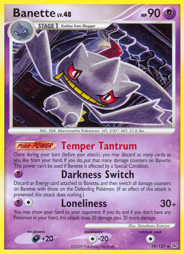 Banette (19/127) [Platinum: Base Set] | Nerdhalla Games