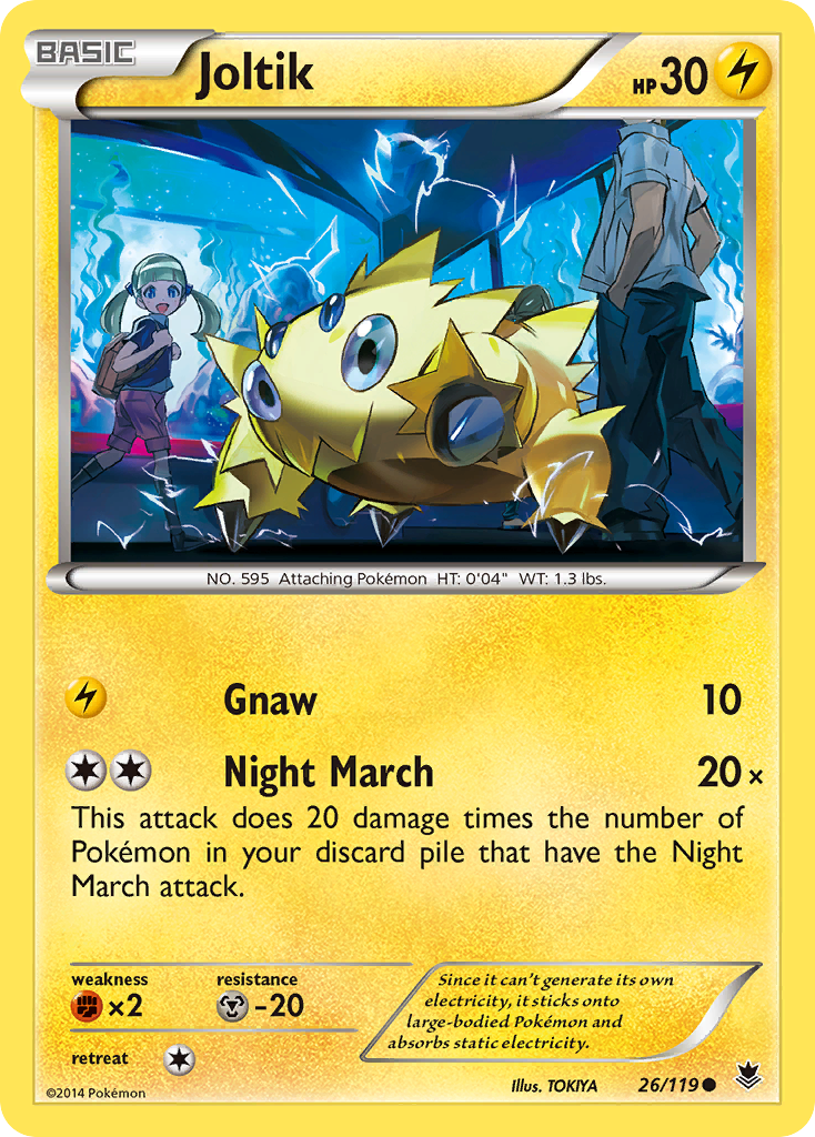 Joltik (26/119) [XY: Phantom Forces] | Nerdhalla Games