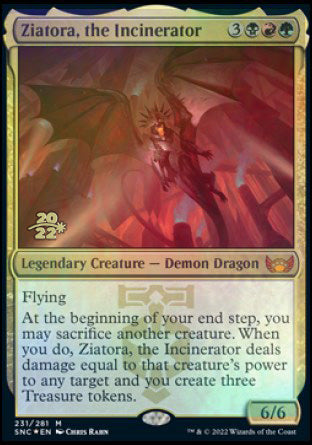 Ziatora, the Incinerator [Streets of New Capenna Prerelease Promos] | Nerdhalla Games