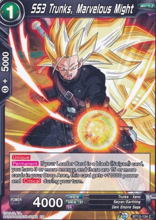 SS3 Trunks, Marvelous Might [BT12-134] | Nerdhalla Games