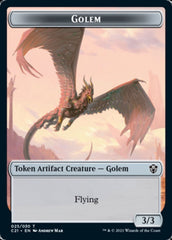 Golem (025) // Thopter Token [Commander 2021 Tokens] | Nerdhalla Games