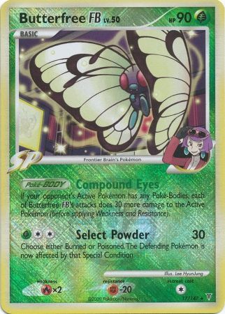 Butterfree FB LV.50 (17/147) (League Promo) [Platinum: Supreme Victors] | Nerdhalla Games