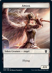 Angel // Clue Double-sided Token [Innistrad: Crimson Vow Commander Tokens] | Nerdhalla Games