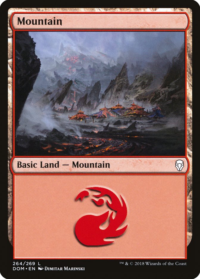 Mountain (264) [Dominaria] | Nerdhalla Games