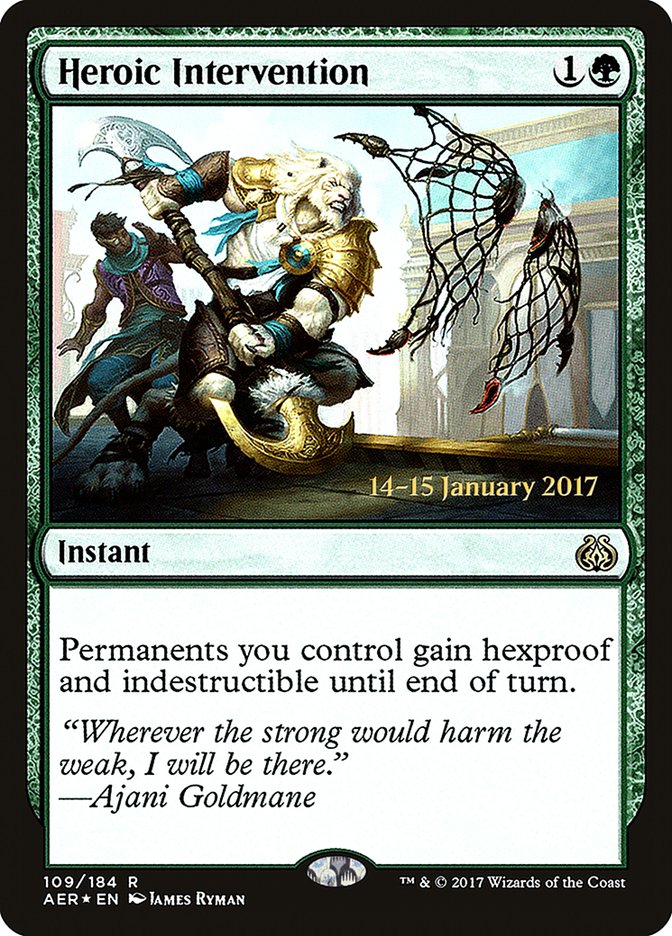 Heroic Intervention  [Aether Revolt Prerelease Promos] | Nerdhalla Games