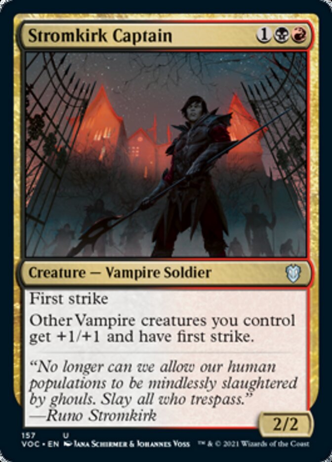 Stromkirk Captain [Innistrad: Crimson Vow Commander] | Nerdhalla Games