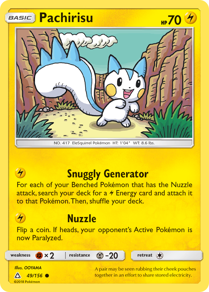 Pachirisu (49/156) [Sun & Moon: Ultra Prism] | Nerdhalla Games