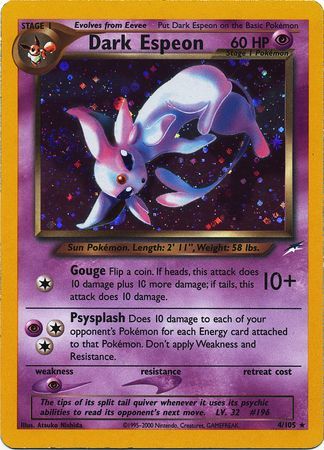 Dark Espeon (4/105) [Neo Destiny Unlimited] | Nerdhalla Games