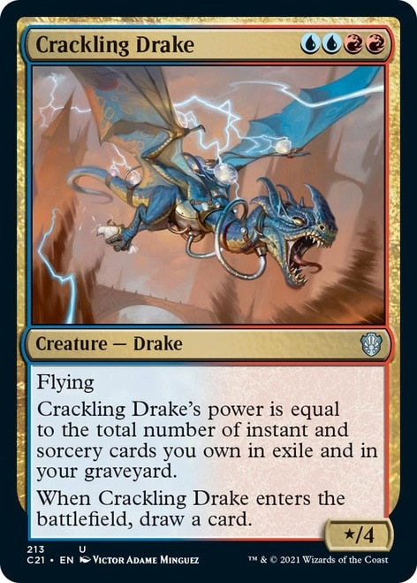 Crackling Drake [Commander 2021] | Nerdhalla Games