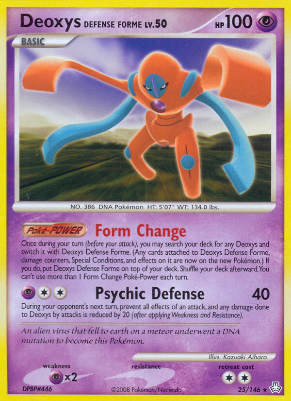 Deoxys Defense Forme (25/146) [Diamond & Pearl: Legends Awakened] | Nerdhalla Games