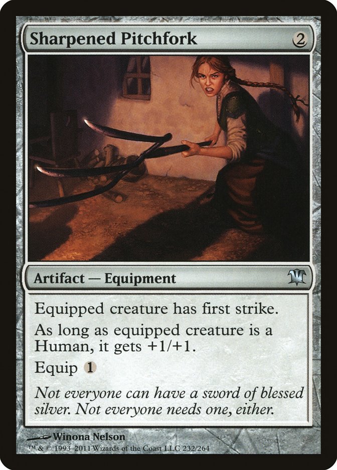 Sharpened Pitchfork [Innistrad] | Nerdhalla Games