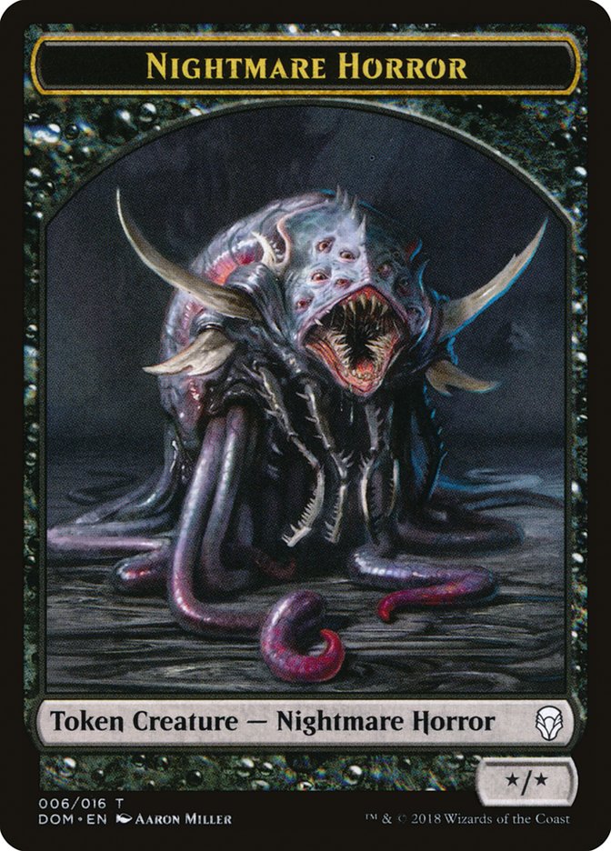 Nightmare Horror [Dominaria Tokens] | Nerdhalla Games