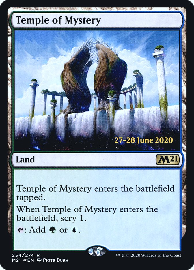 Temple of Mystery  [Core Set 2021 Prerelease Promos] | Nerdhalla Games