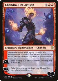 Chandra, Fire Artisan [Promo Pack: Throne of Eldraine] | Nerdhalla Games