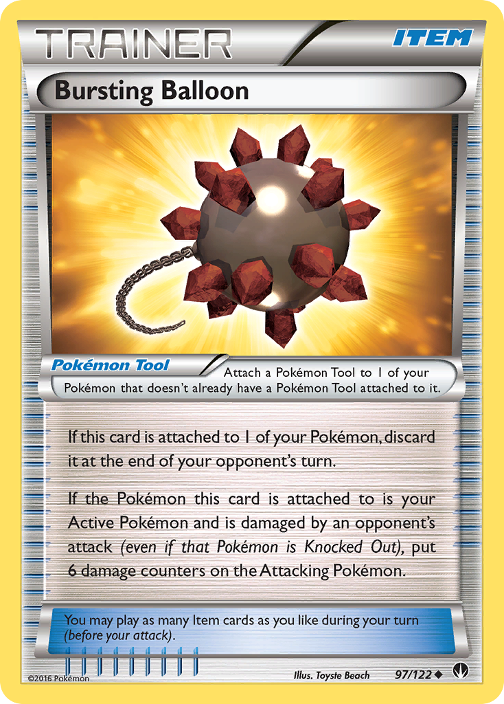 Bursting Balloon (97/122) [XY: BREAKpoint] | Nerdhalla Games