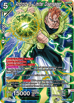 Android 16, Limiter Disengaged (BT14-149) [Cross Spirits] | Nerdhalla Games