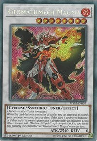 Geomathmech Magma [MYFI-EN007] Secret Rare | Nerdhalla Games