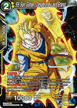 SS Son Gohan, Desperate Last Stand (Common) [BT13-097] | Nerdhalla Games