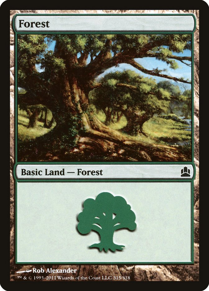 Forest (315) [Commander 2011] | Nerdhalla Games