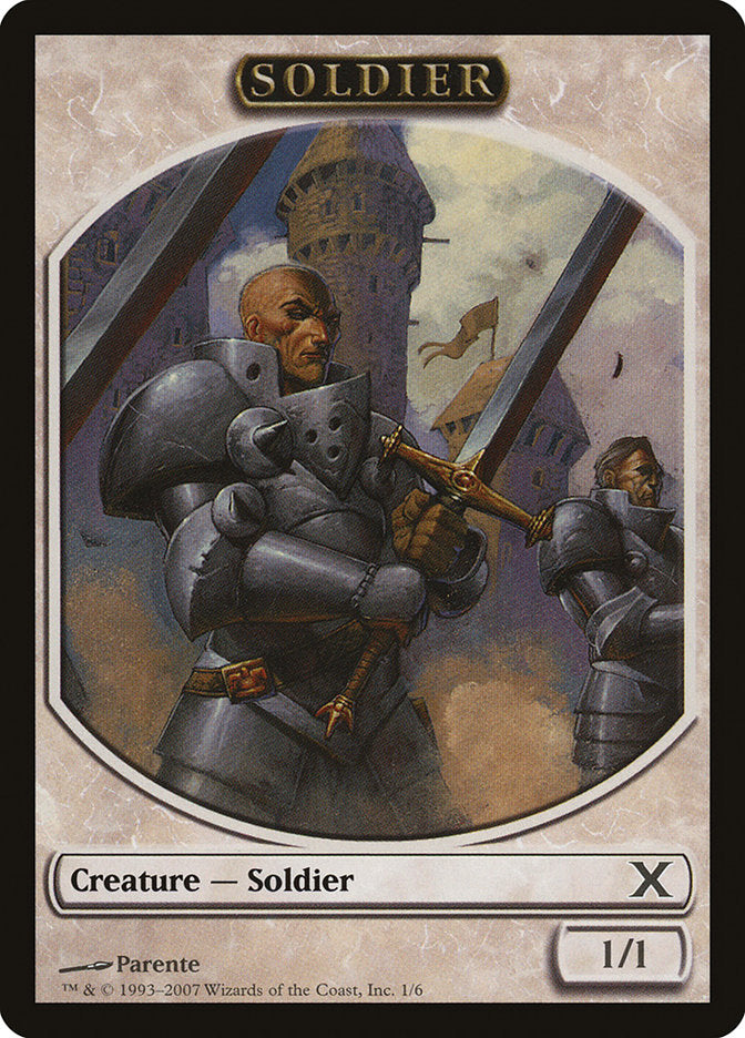 Soldier [Tenth Edition Tokens] | Nerdhalla Games